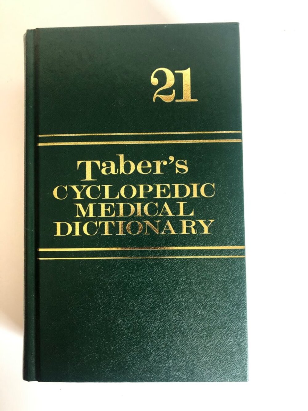 Tabers Cyclopedic Medical Dictionary 21st Edition Hardcover with DVD